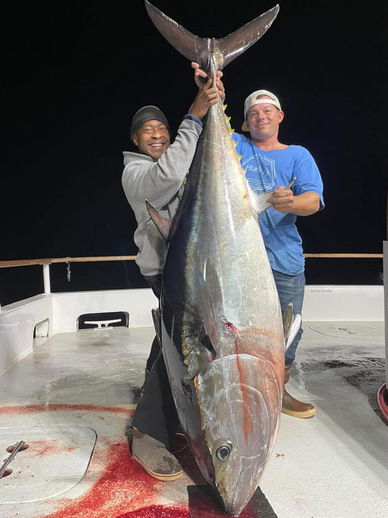 Nighttime Fishing for Bluefin Tuna