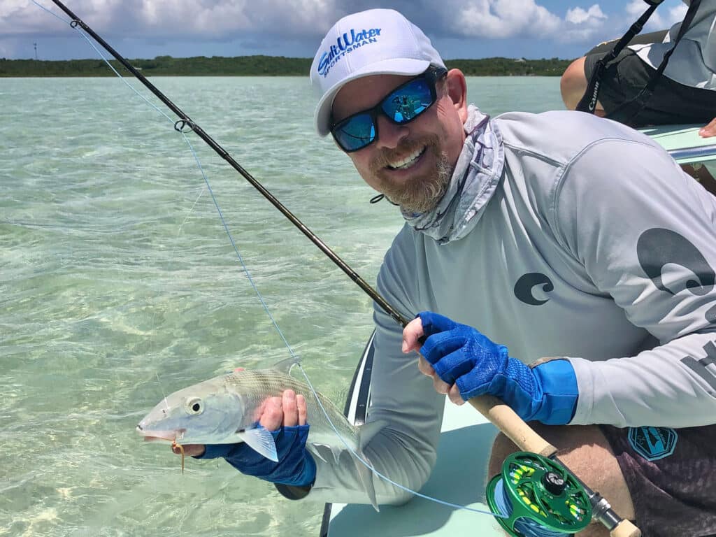 Bonefish caught in the Bahamas