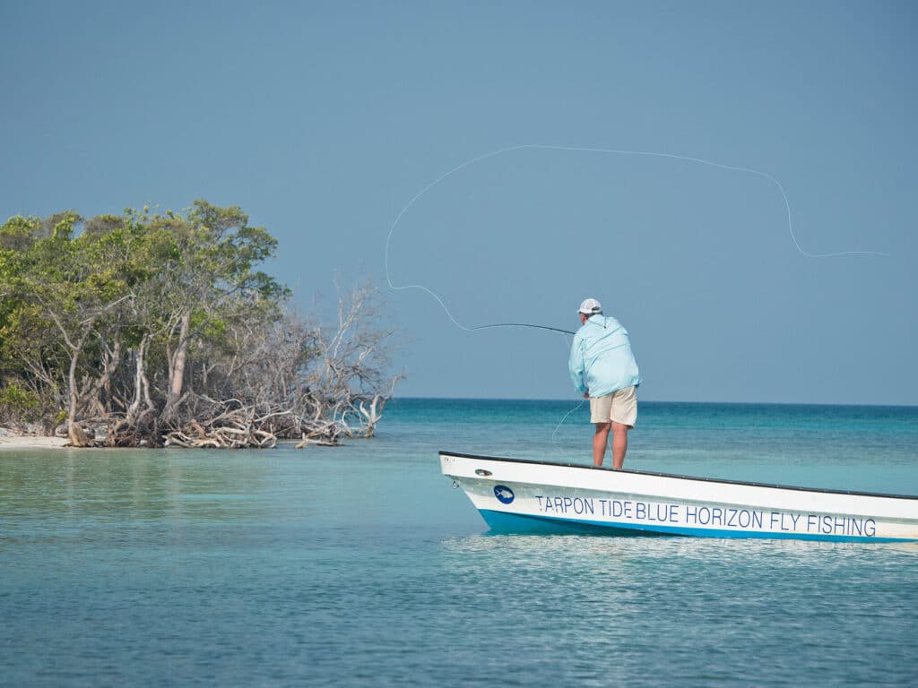 Fly fishing is fun in Belize