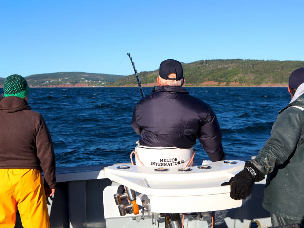 Fishing off Nova Scotia