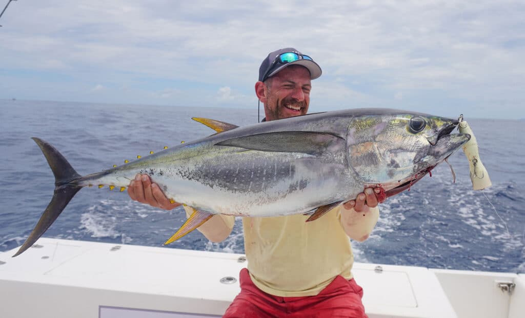 Tuna on a popper in Costa Rica