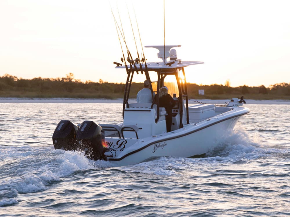 10 Bay Boats with Twin Outboards