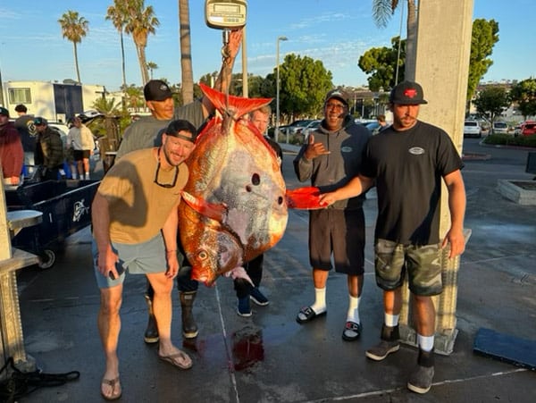 opah catch Southern California