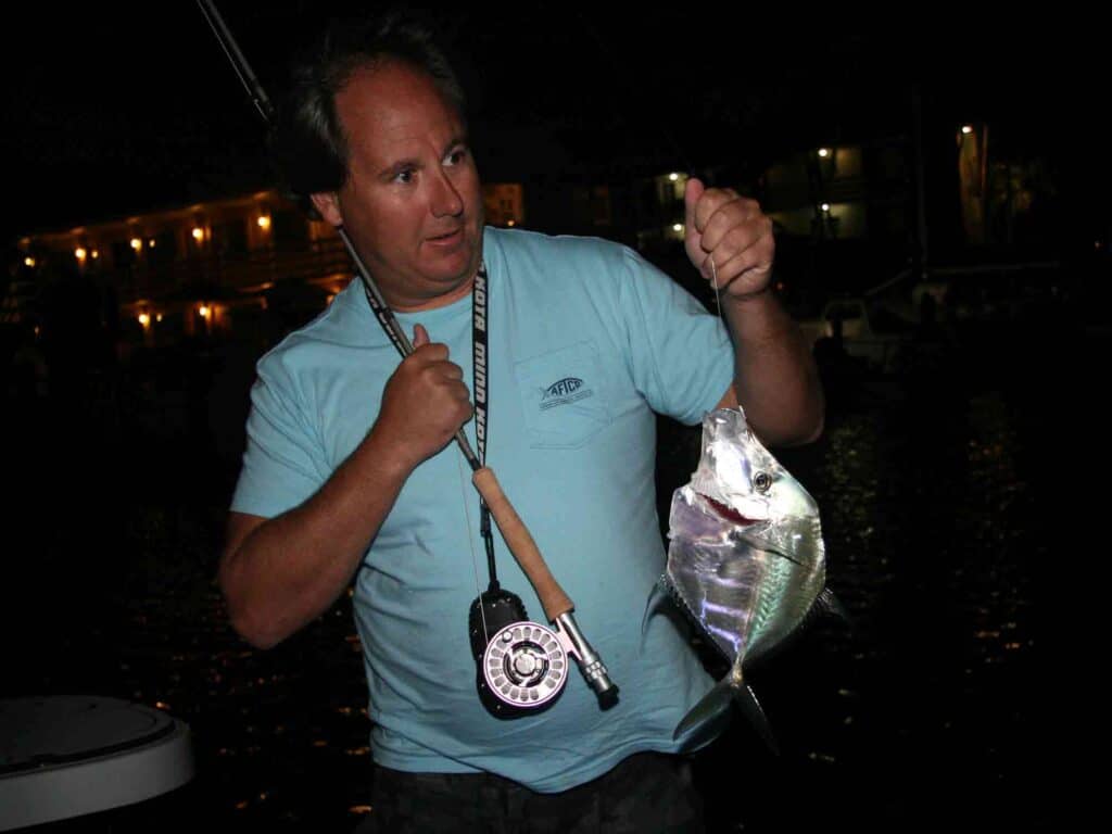 lookdown on fly tackle caught at night