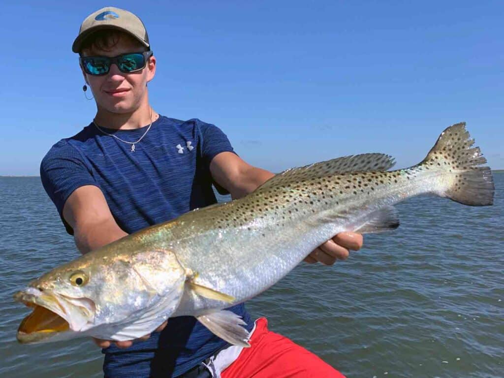 Texas seatrout fishing