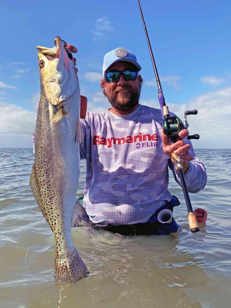 wade fishing for seatrout