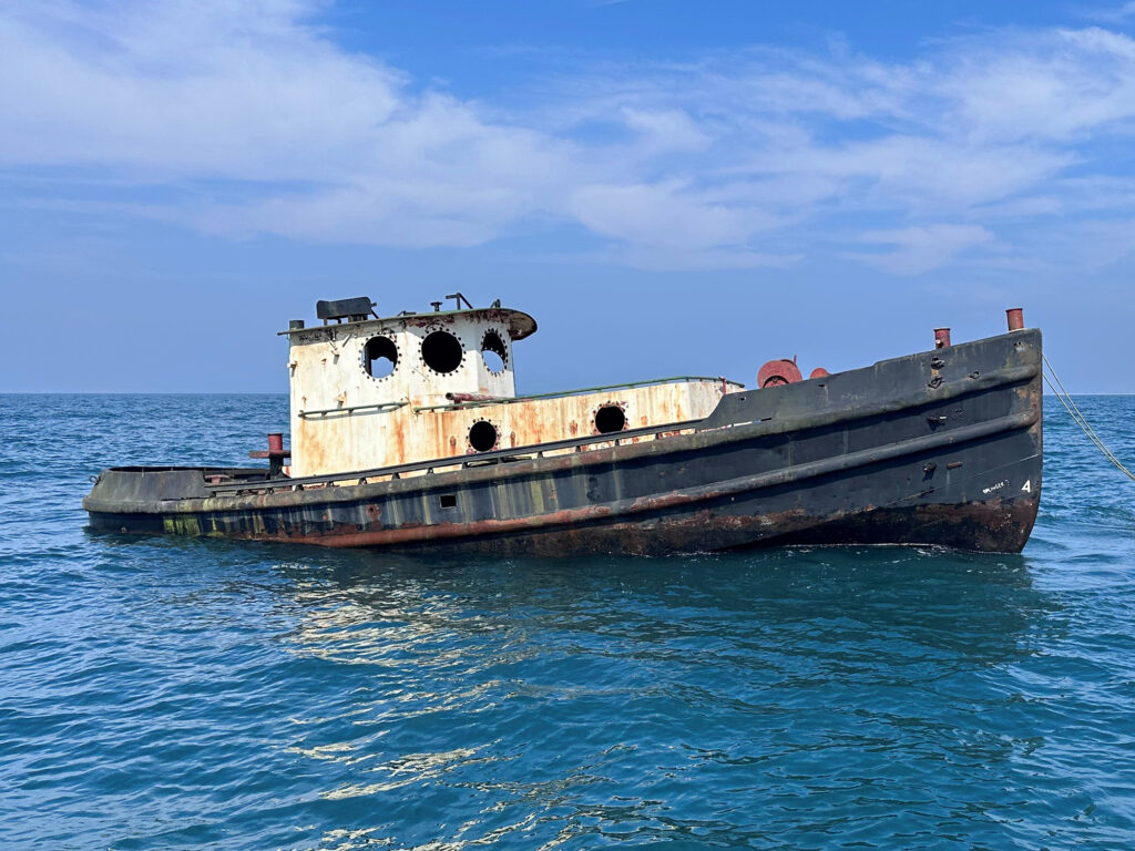 New Jersey artificial reef Tibor tug boat