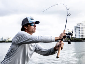 Quantum fishing reel and rod