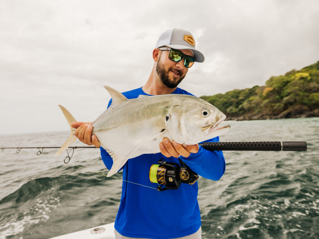 Jack caught on a spinning reel