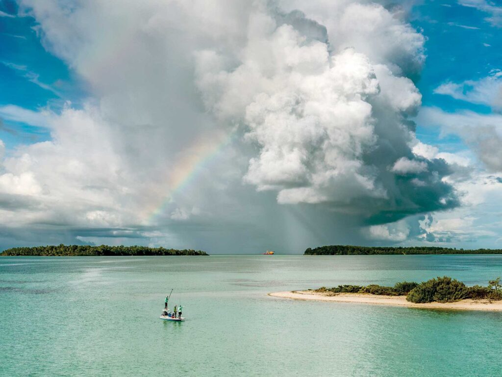 Fishing the flats in Stella Maris