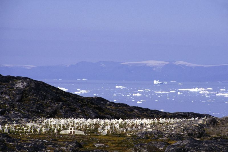 Fraveyard near Illulisat, Greenland