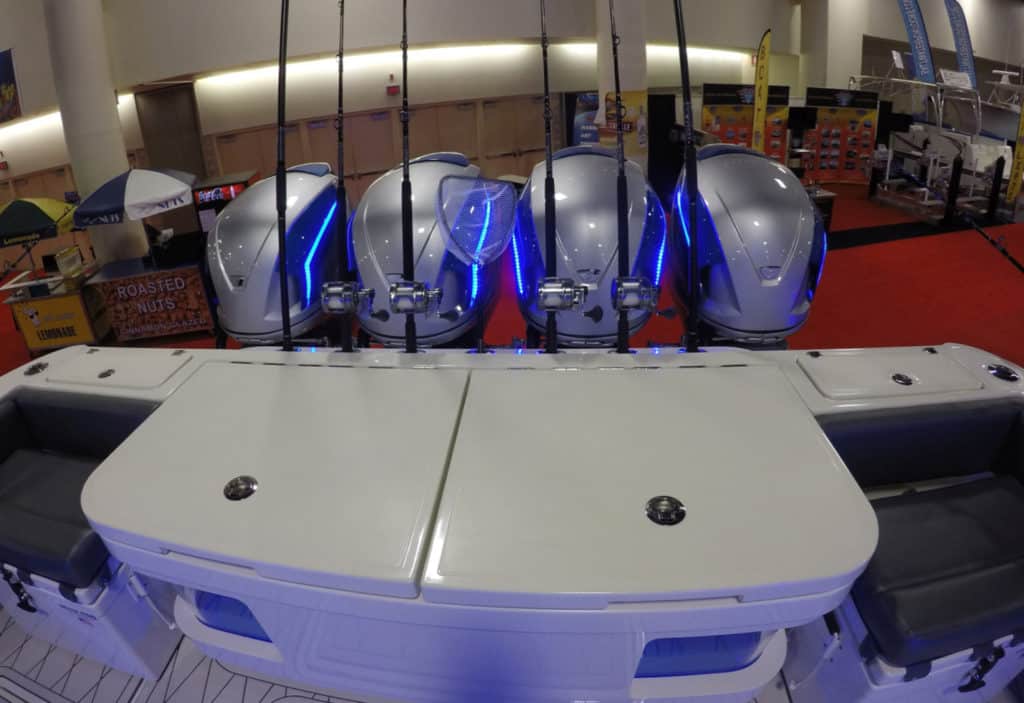 World's Most Expensive Center Console Fishing Boat — transom