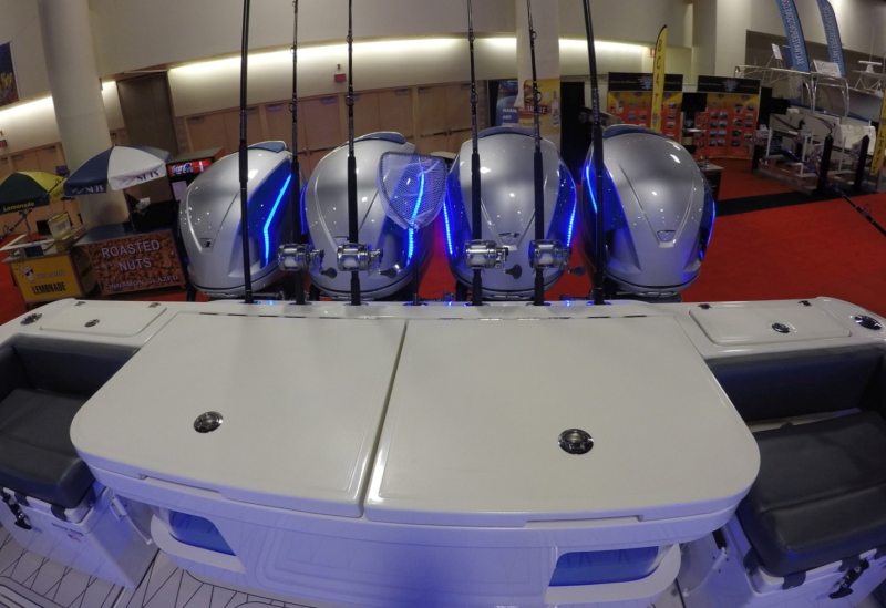World's Most Expensive Center Console Fishing Boat — transom