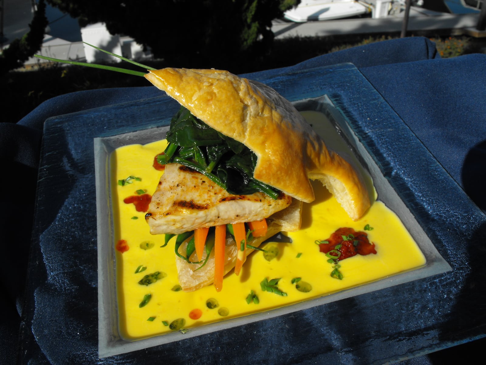 Pacific Cod Feuiellete with Saffron Cream Sport Fishing Mag