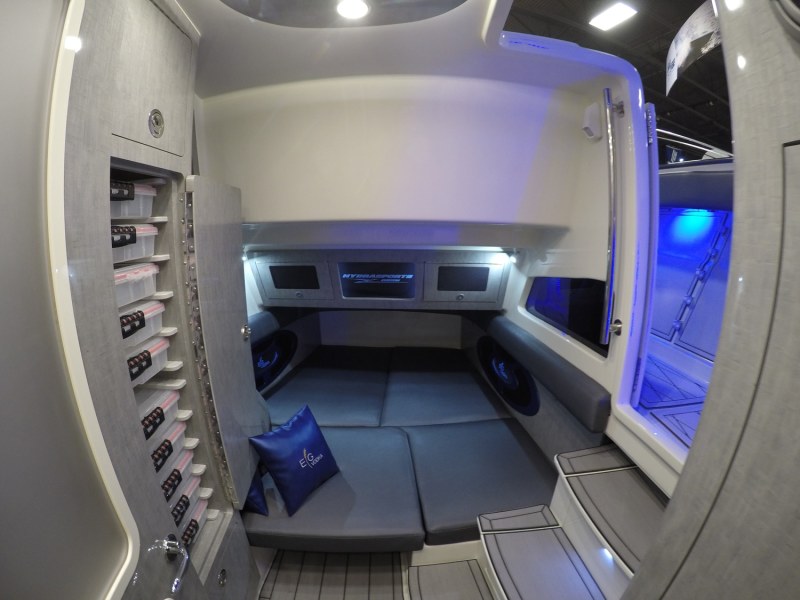 World's Most Expensive Center Console Fishing Boat — cabin
