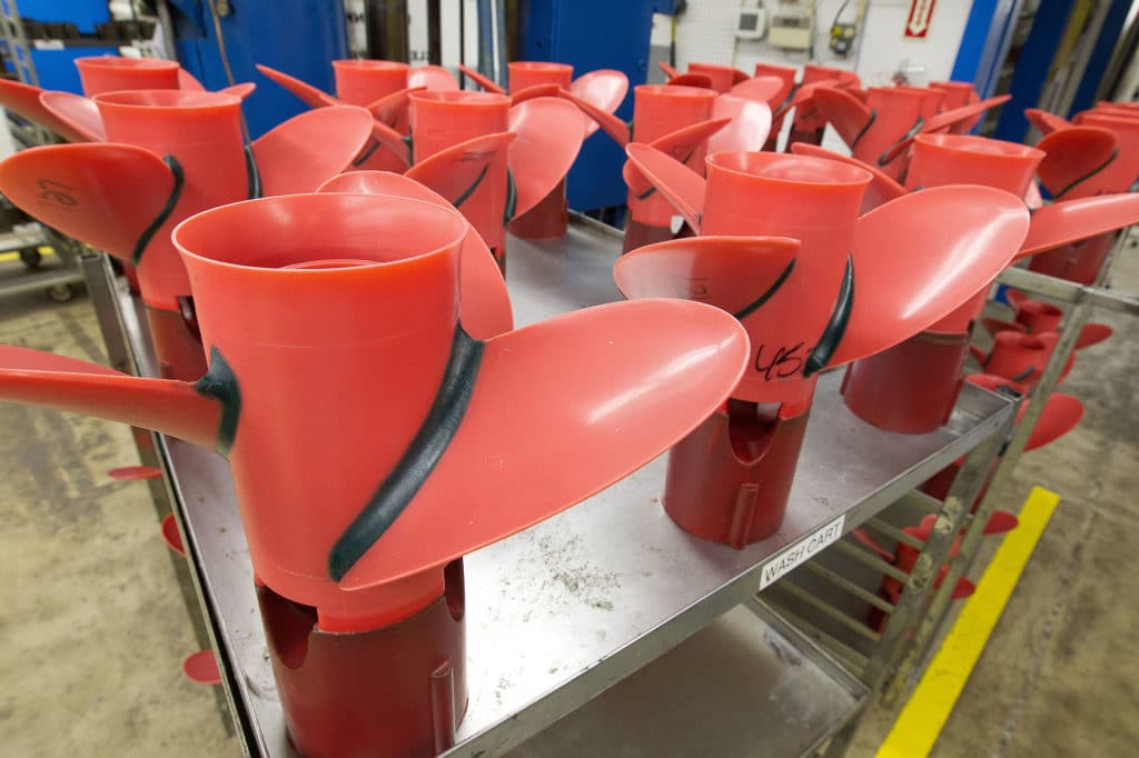 Yamaha outboard boat propeller wax mold