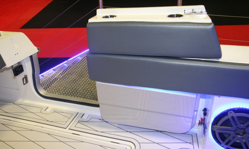 World's Most Expensive Center Console Fishing Boat — side-entry tuna door