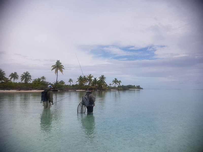 overcast wading flats anaa atoll