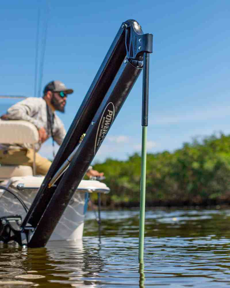 Power-Pole shallow-water anchor
