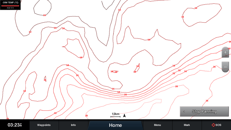 30m Subsurface Sea Temperatures