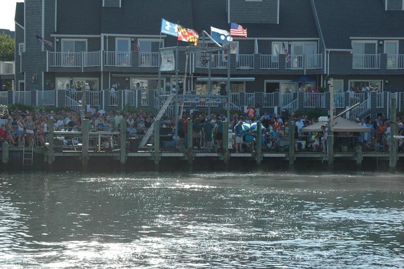 Weigh-in crowd at White Marlin Open Weigh-in crowd at White Marlin Open