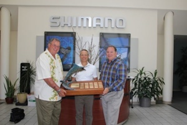 Shimano’s Dave Pfeiffer Receives Bill Ray Award Dave Pfeiffer Honored by United Anglers