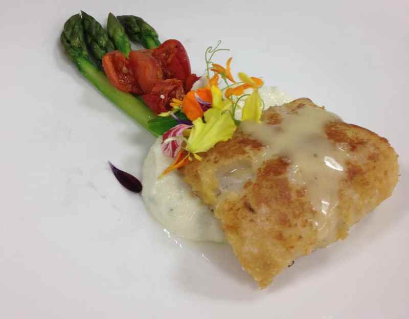 ritz cod gaff to plate