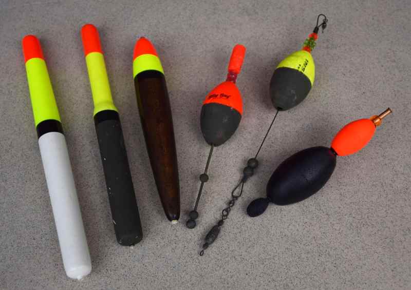 Selection of fishing floats