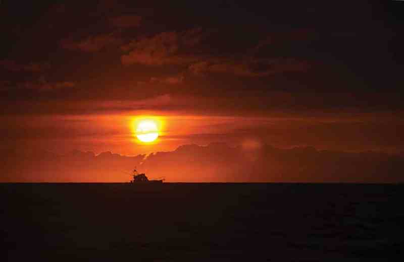 Canyon Boat at Sunset