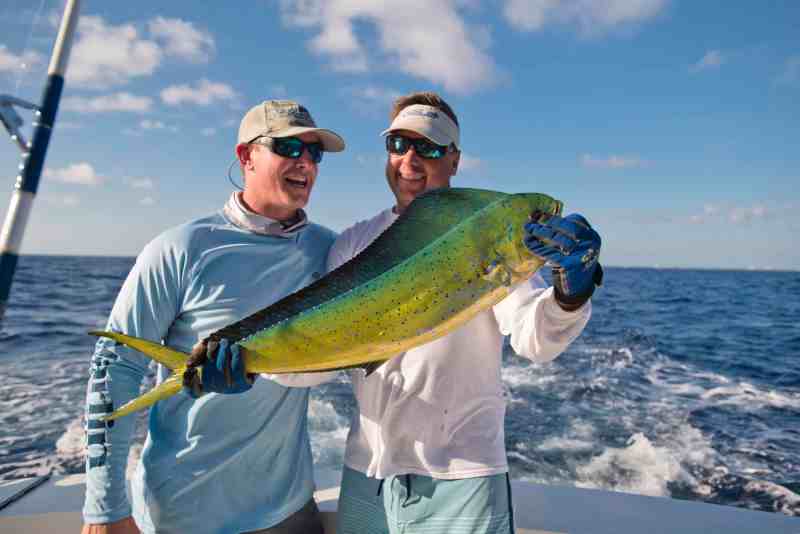 Grand Bahama Island fishermen mahi catch dolphin