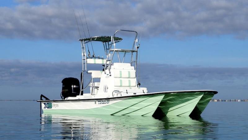 Shallow Sport X3 inshore saltwater fishing boat