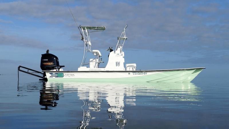 Shallow Sport X3 inshore saltwater fishing boat