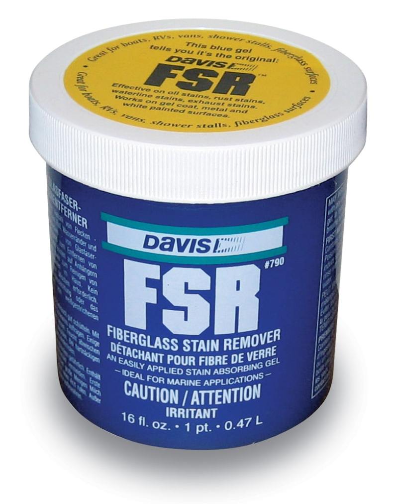 Davis FSR fiberglass fishing boat stain remover