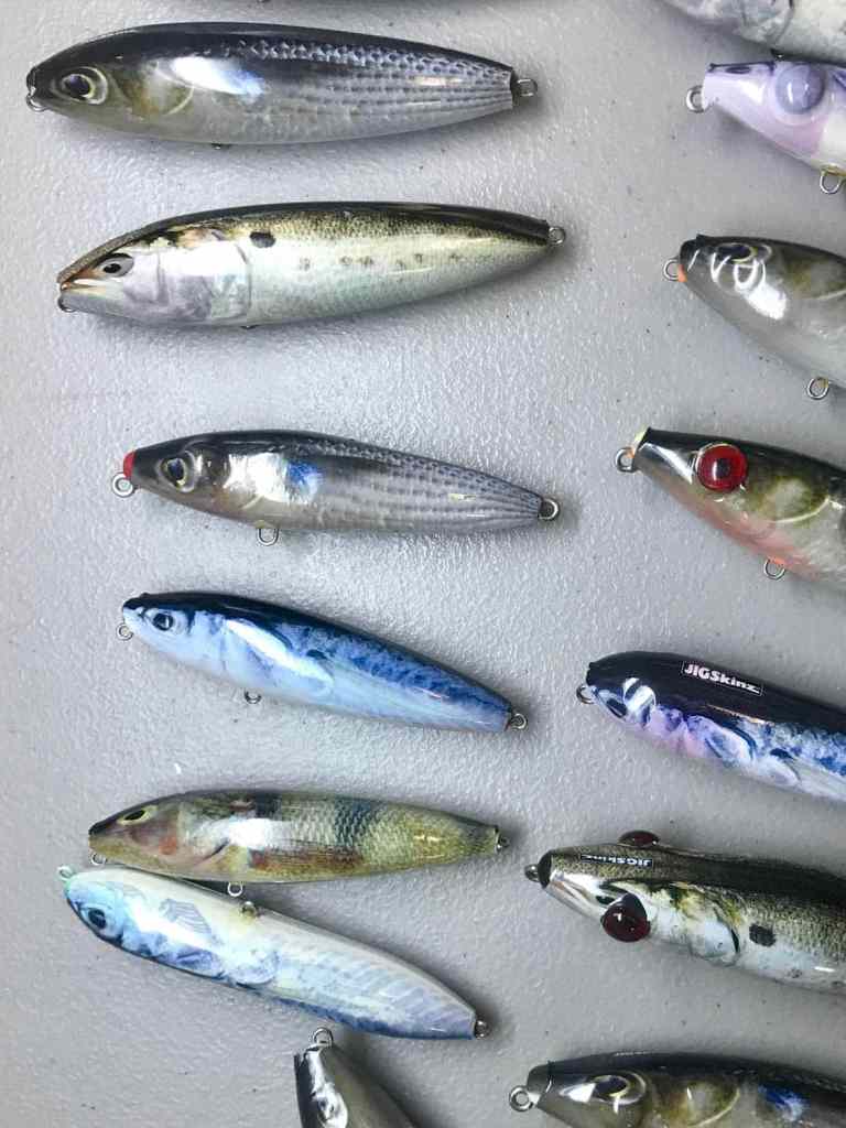 Lures refurbished with JigSkinz