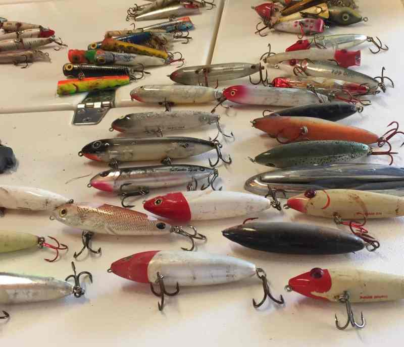 Old fishing lures