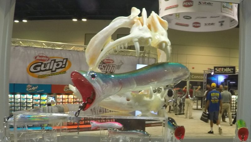 World's largest fishing tackle show -- a SavageGear Panic Popper
