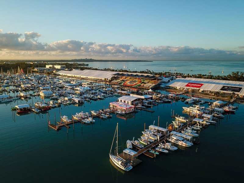 Miami Boat Show 2018 Aerial