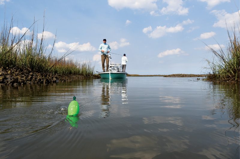 Popping cork fishing.