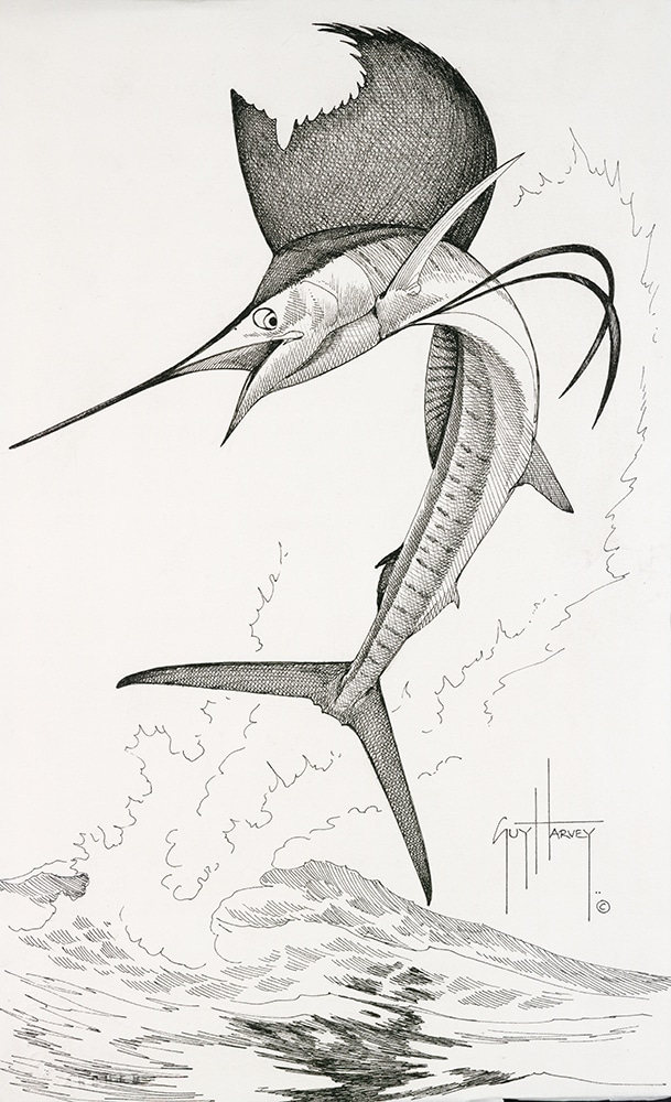Guy Harvey painting prevailing winds