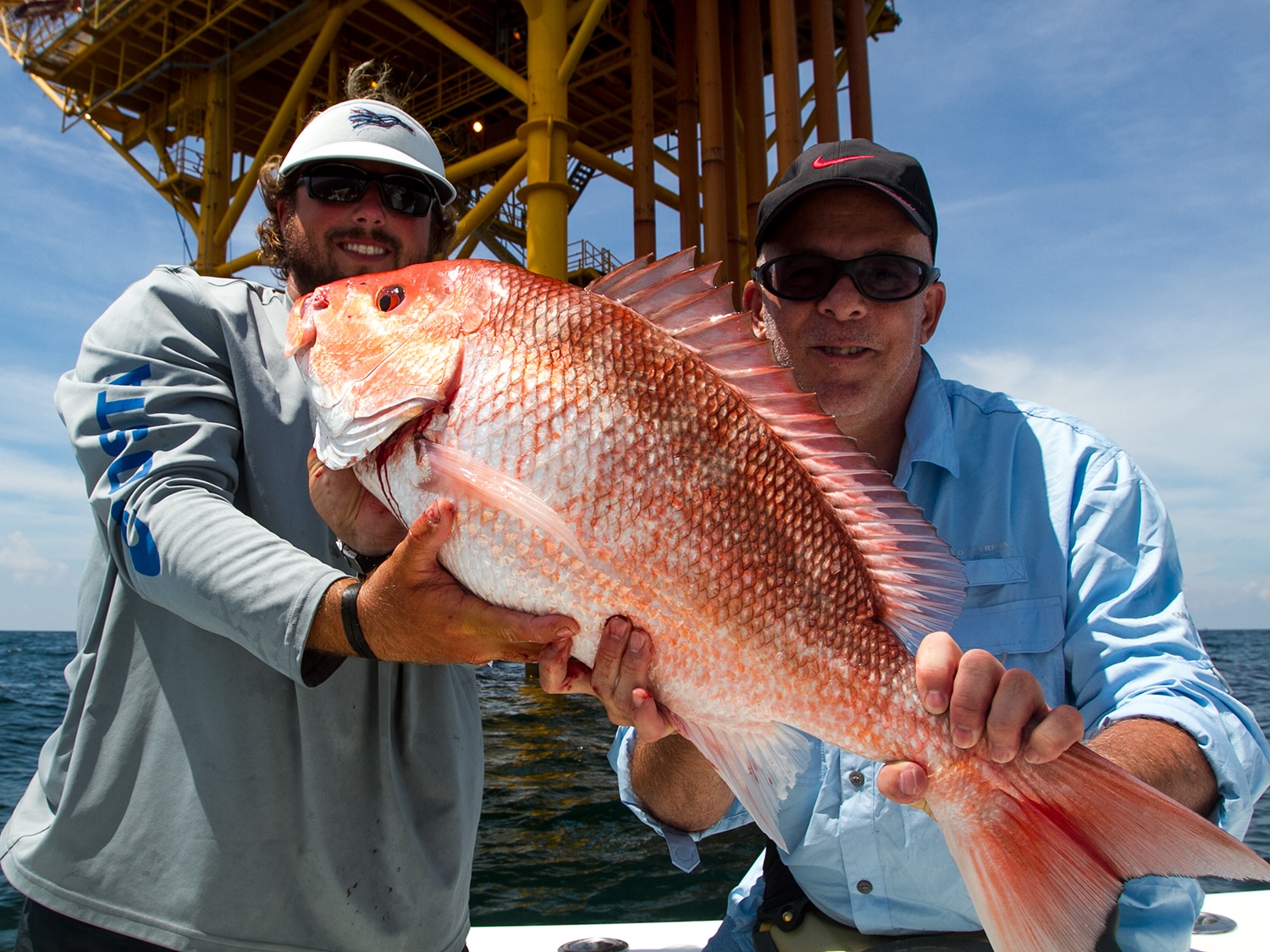 Red Racer Boat Fish Fishing Gulf of Mexico's Offshore Rigs | Sport Fishing Mag
