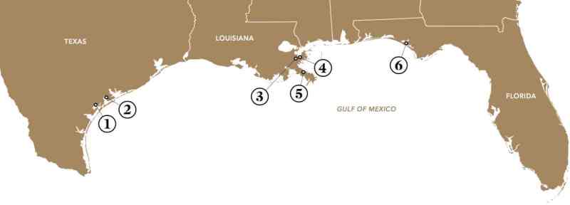 Gulf of Mexico fishing and hunting operators