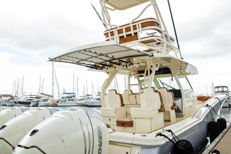 Scout Boats high-tech hardtop center console fishing boat
