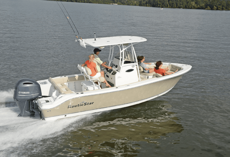 Quick specs. LOA: 22'3" | Beam: 8'6" | Fuel Capacity: 96 gal | Max HP: 250