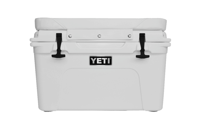 Yeti cooler cushion snapped on