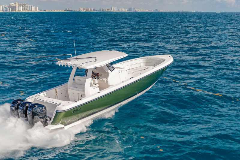 Intrepid 375 Nomad Intrepid 375 Nomad running in the ocean