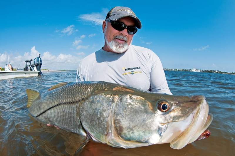 Florida snook caught in inlet