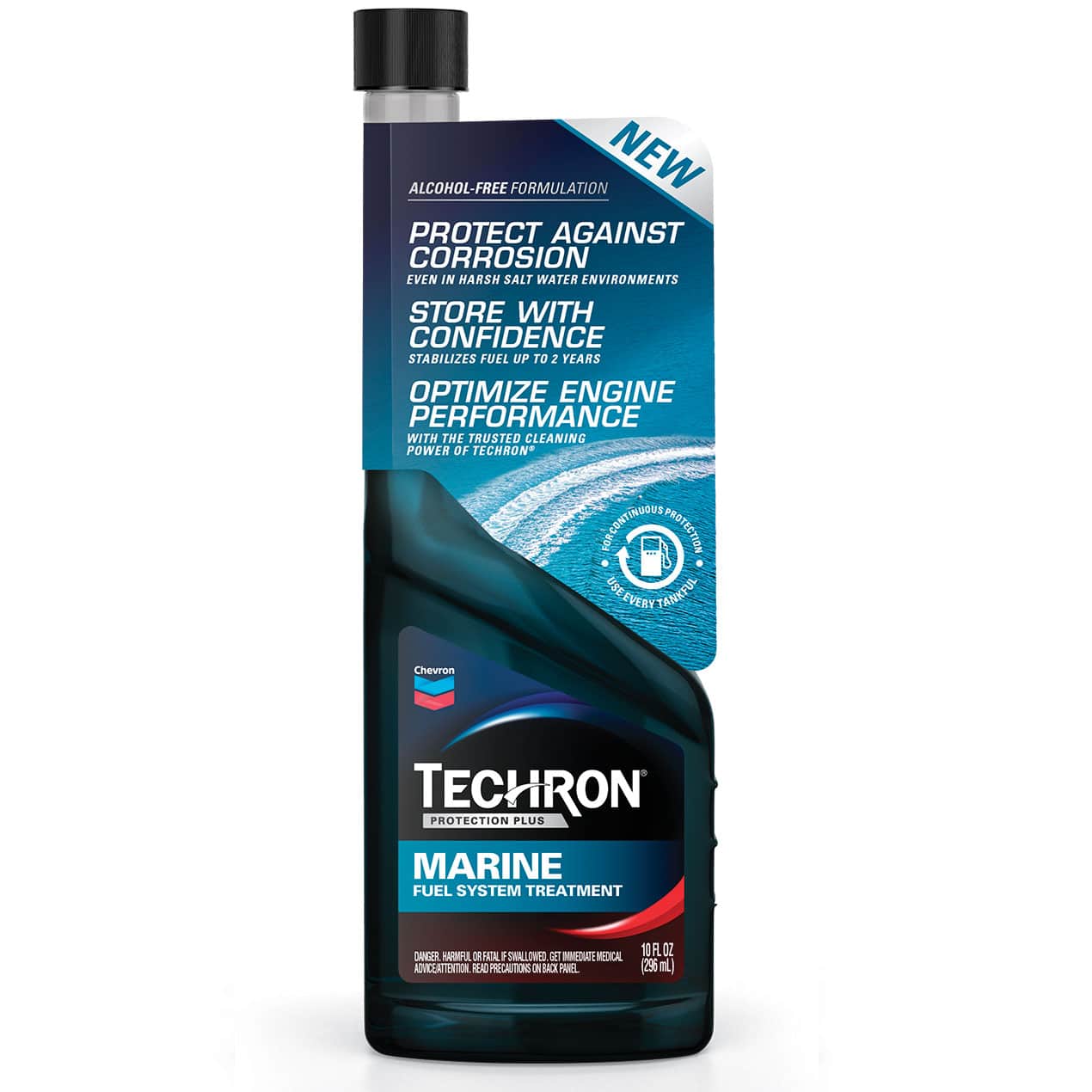 Chevron Techron Marine Fuel System Treatment Sport Fishing Mag