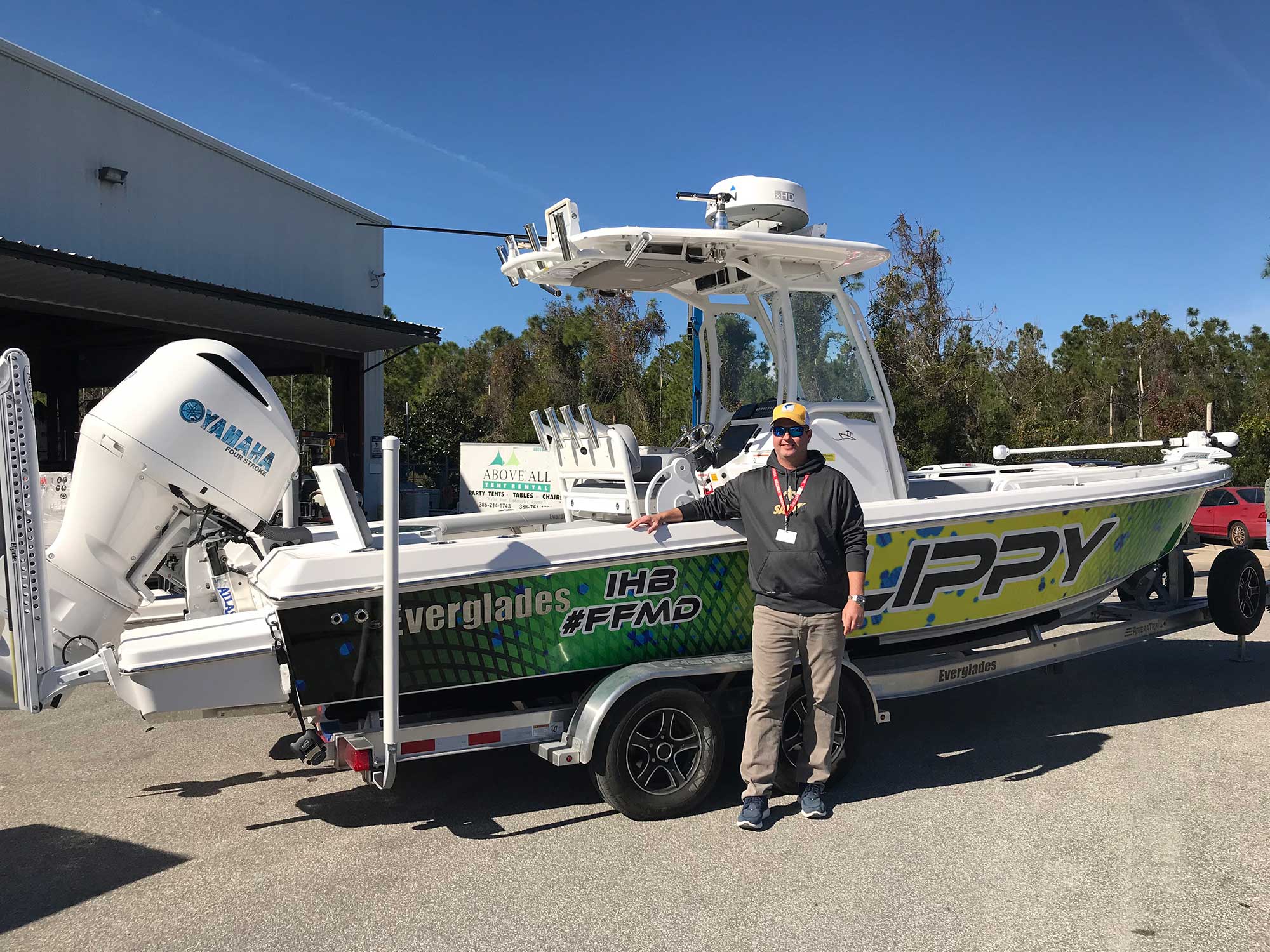Winner of 2nd Annual FFMD / Everglades Raffle Takes Ownership of New