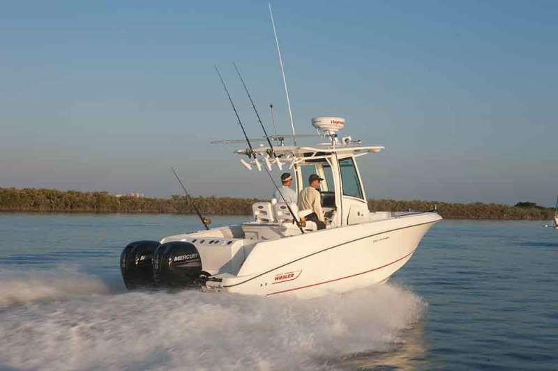 twin outboard engines for Boston Whaler
