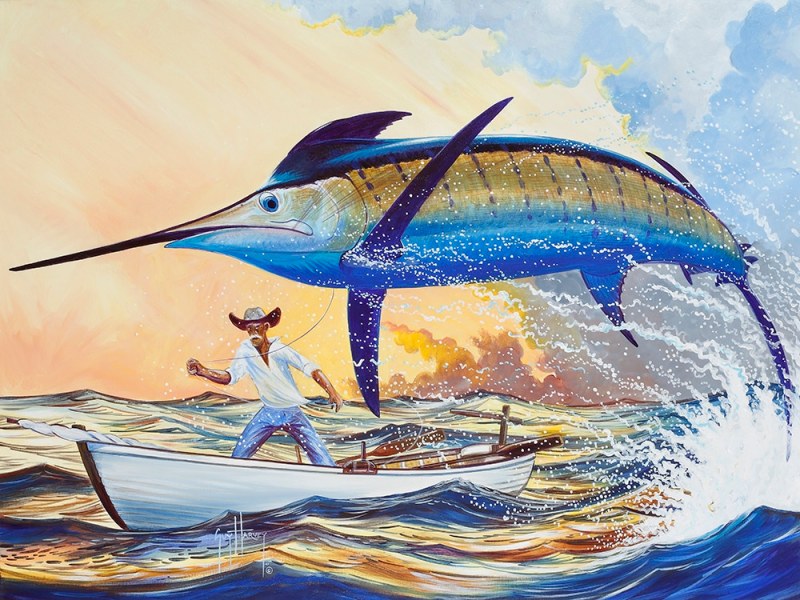 Guy Harvey painting ultimate catch